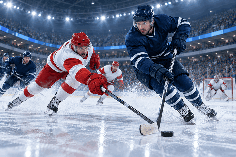NHL 2026/27 preview guide detailed featured image with 2 hockey players
